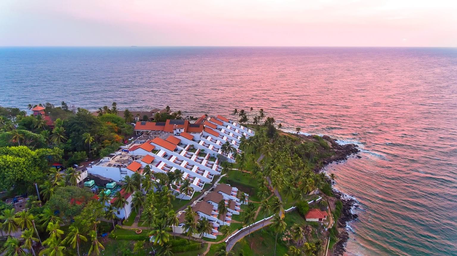 Aerial view of the resort