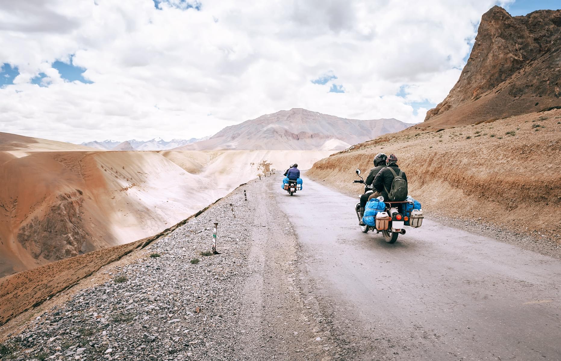 Take on the challenge of a Ladakh bike tour and enjoy the thrill of riding through the breathtaking Himalayan scenery.