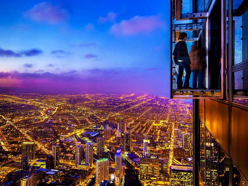 Get a 360-degree view of the city's glorious landscape from the 103rd floor of the Willis Tower