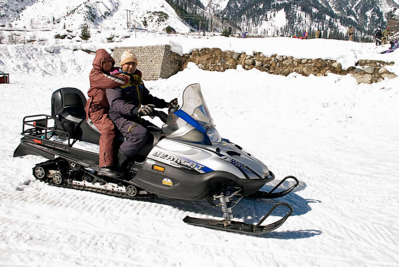 Snow Scooter Ride at Solang Valley, Manali