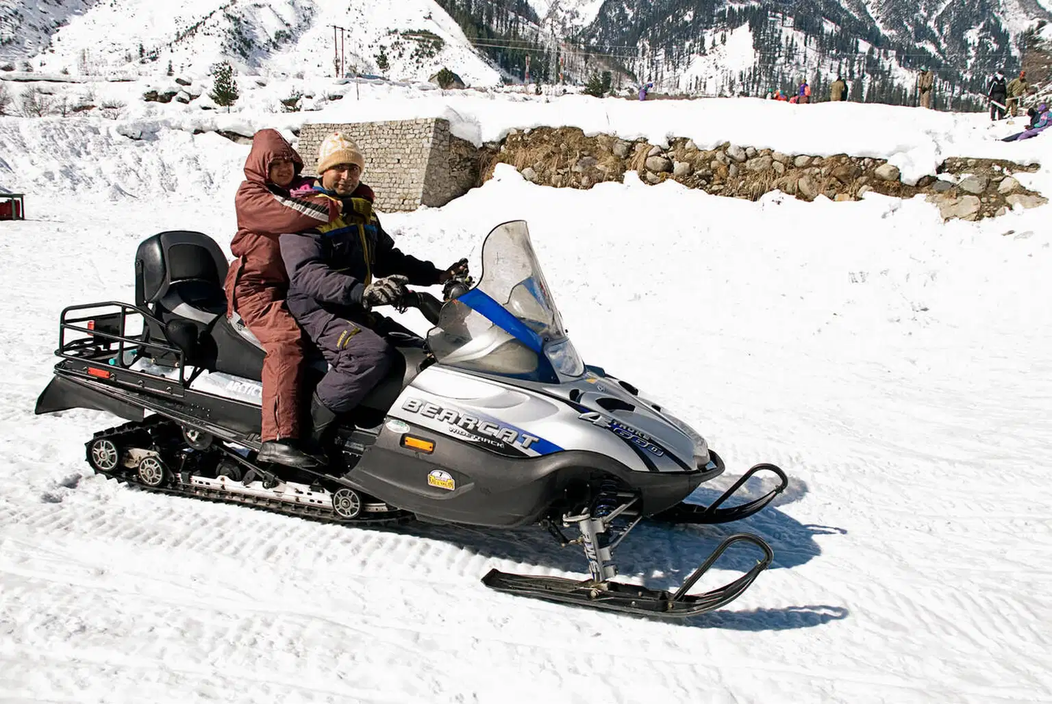 Snow Scooter Ride at Solang Valley, Manali