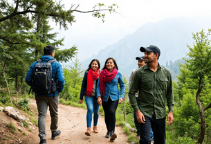 Walk on the scenic walking trails of Dachigam National Park