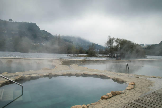 Soak in the healing sulfur pools