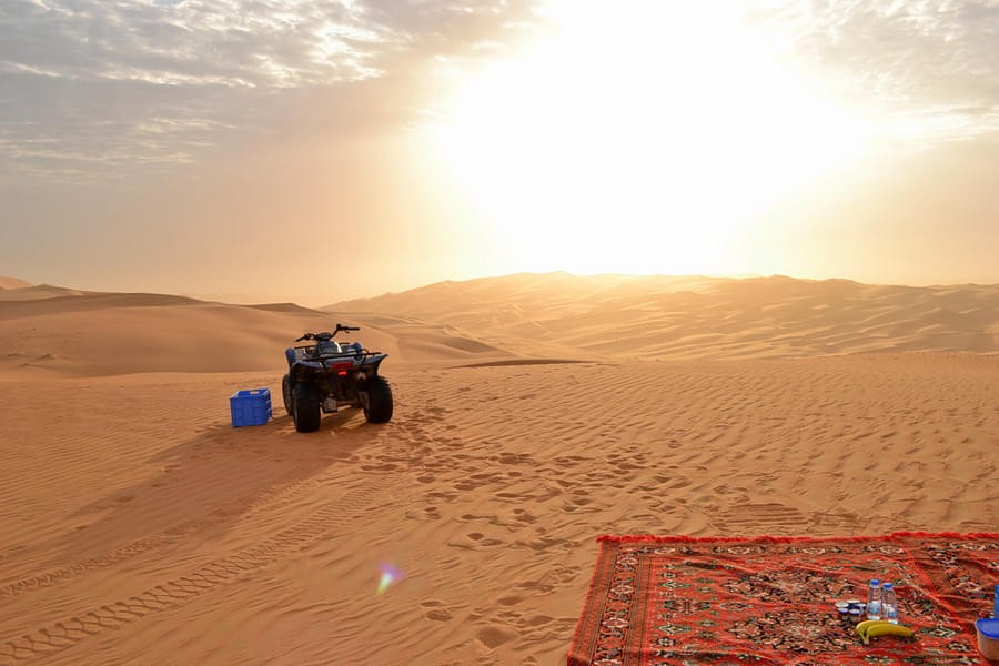 Opt for quad biking to complete the whole experience.