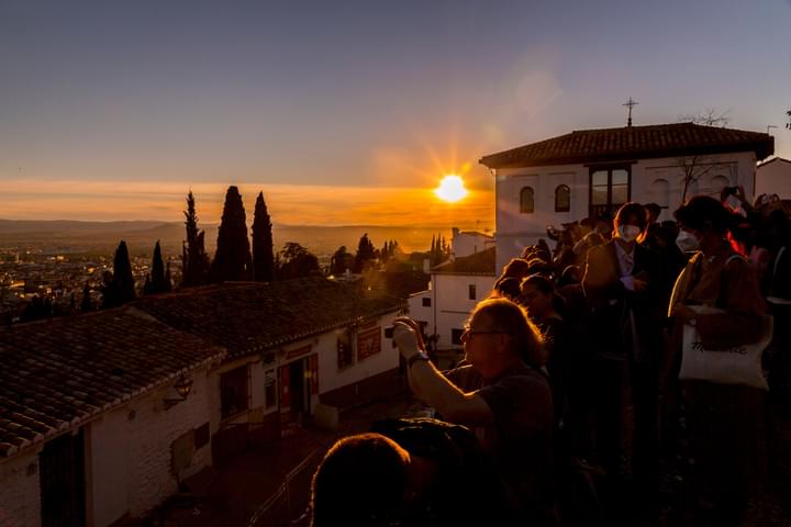 Witness the sunset from the Mirador San Nicolas
