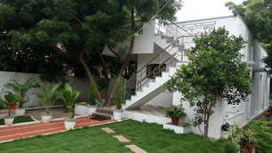 Outside view of the villa