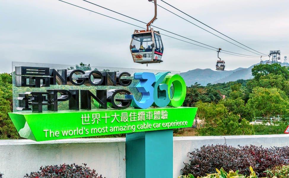 Take a Ride in Ngong Ping 360 cable car