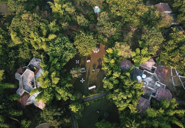 Aerial View of the Lodge