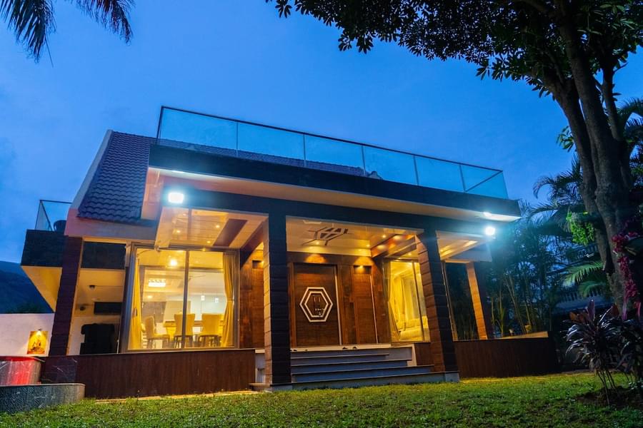 A Luxurious Villa Amidst Lush Greenery In Lonavala Image