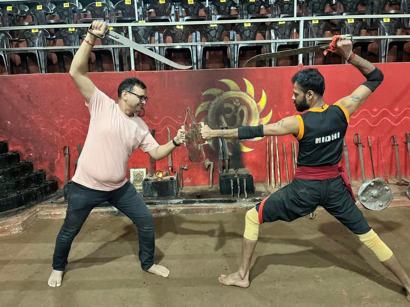 Kalaripayattu Show in Thekkady Image