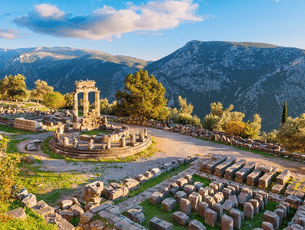 Delphi Aerial View