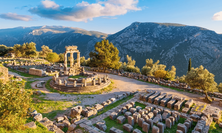 Delphi Aerial View