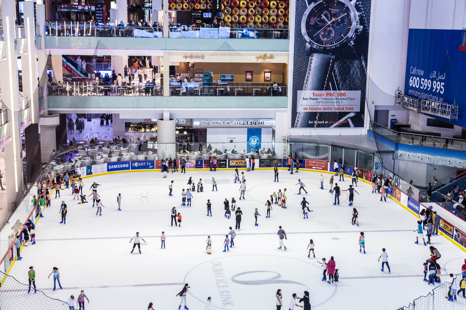 Ice skating