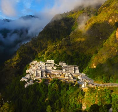Visit Vaishno Devi, a cave shrine in Jammu & Kashmir