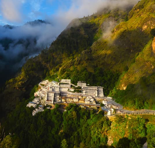Visit Vaishno Devi, a cave shrine in Jammu & Kashmir
