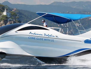 Dolphin Glass Bottom Boat Ride in Andaman