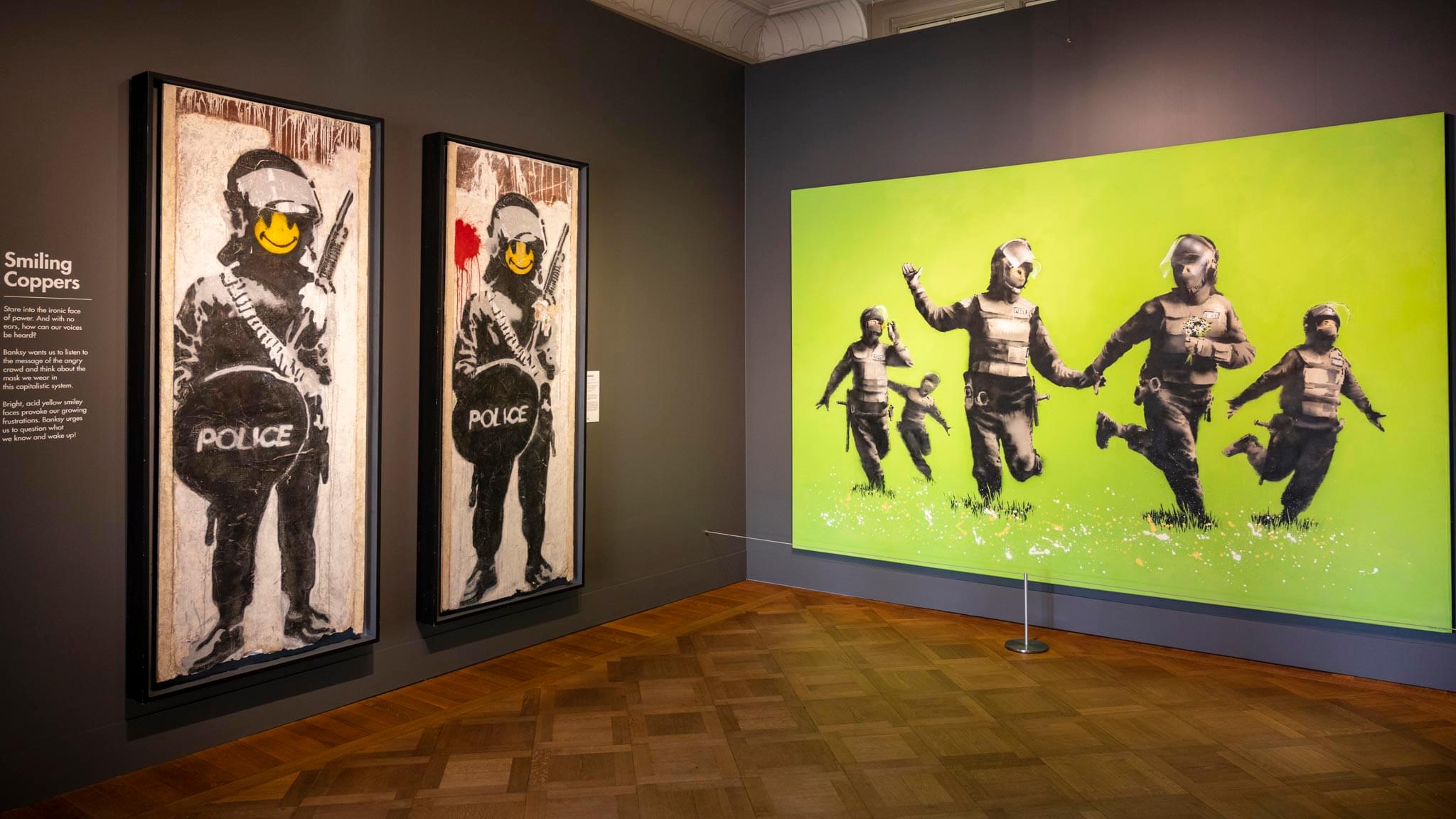 Attend the Banksy: Laugh Now exhibition