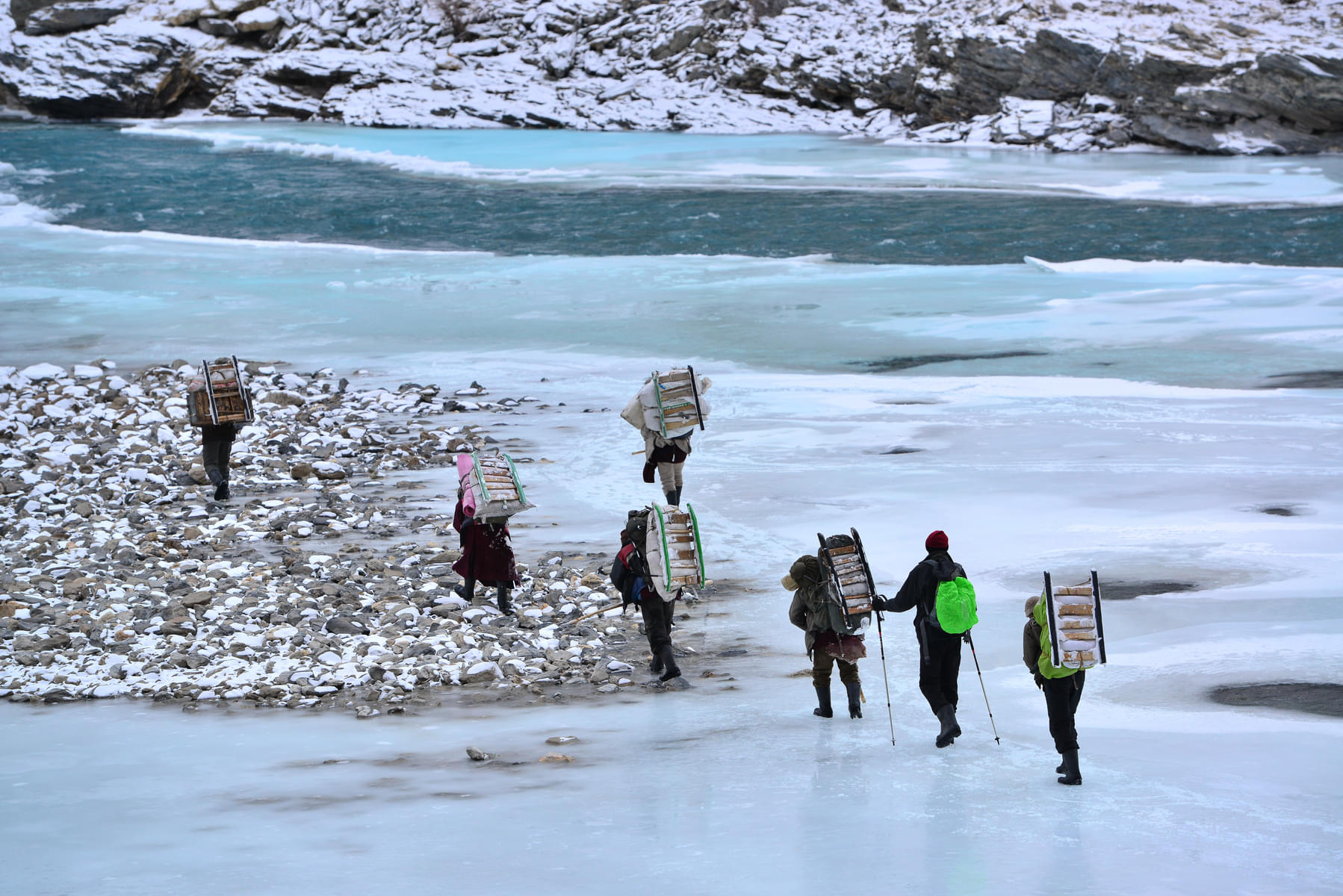 Discover the untamed beauty of the frozen Zanskar river
