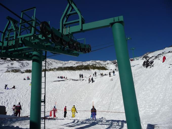 Ski on Mount Etna