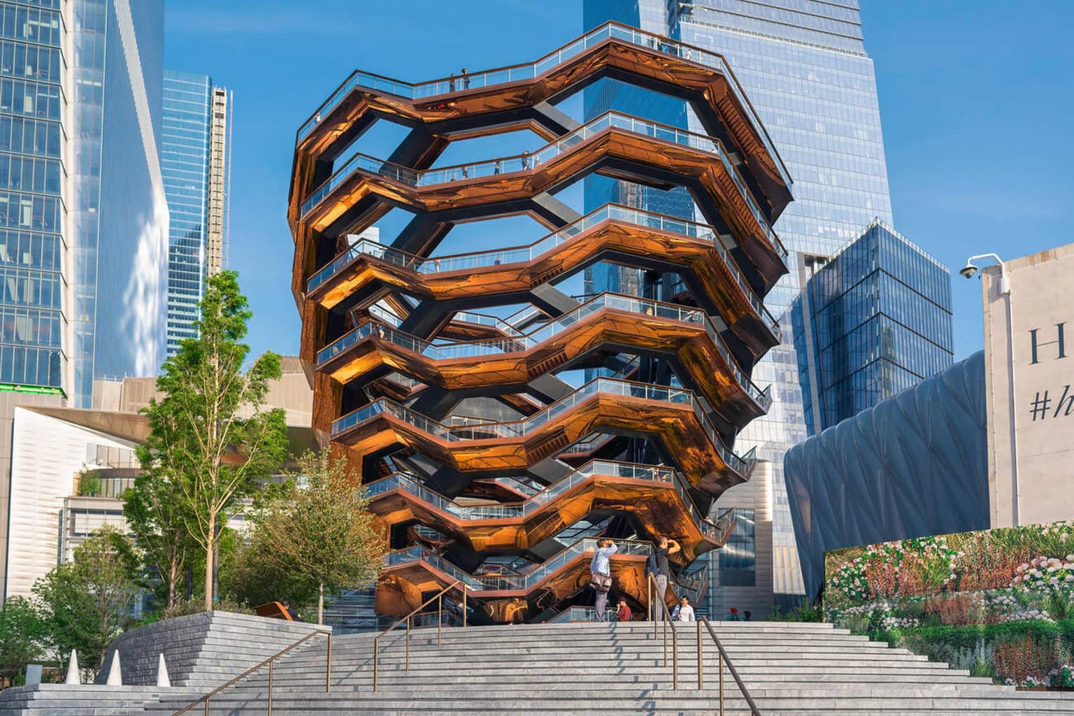 Visit Vessel and admire the fusion of art, architecture, and engineering