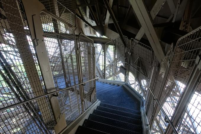 Stairs at Eiffel Tower