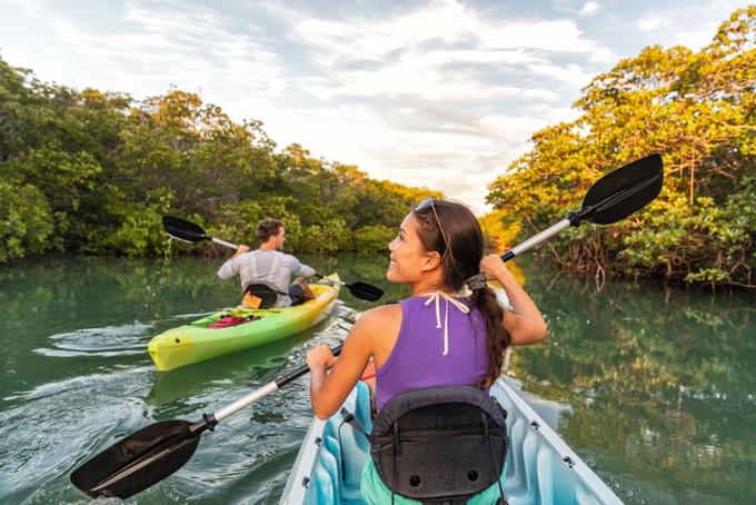 Kayaking in Mangroves