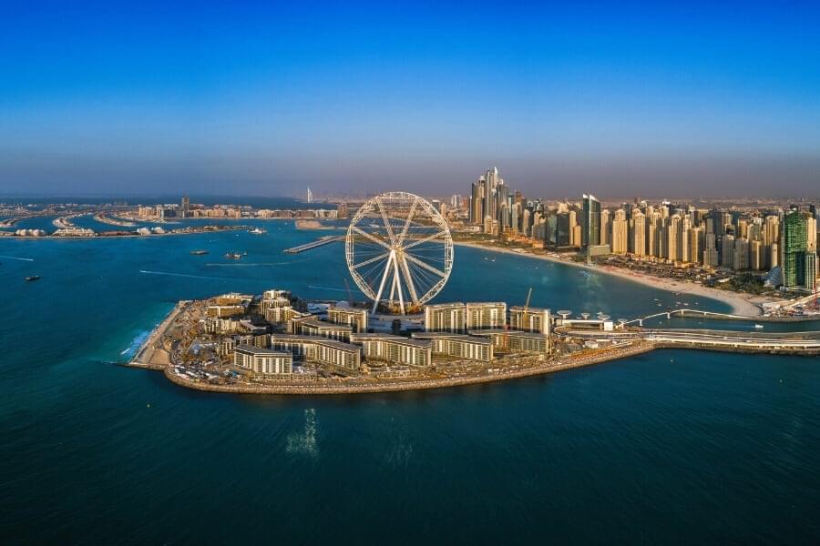 Aerial view of Ain Dubai