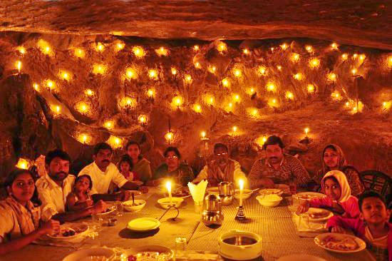 Enjoy dinner with family