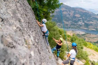 Experience the perfect blend of thrill and scenic beauty as you rappel down Ramanagara's rugged cliffs