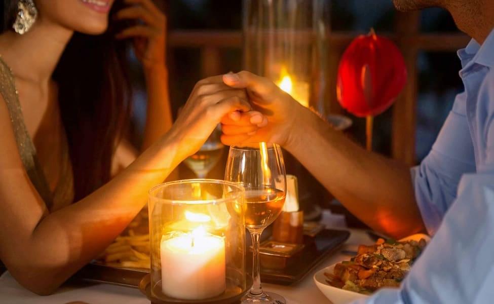 Rooftop Candle Light Dinner In Hyderabad Image
