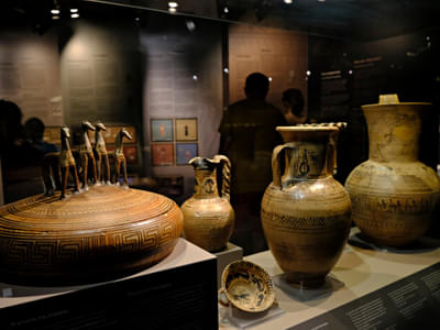 Explore the museum to see numerous masterpieces on display 