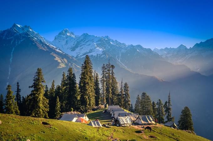 camping places in himachal