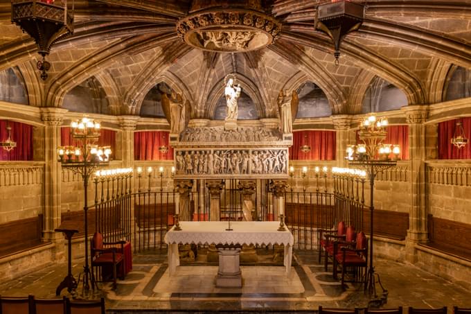 Crypt of Saint Eulalia, Barcelona Cathedral