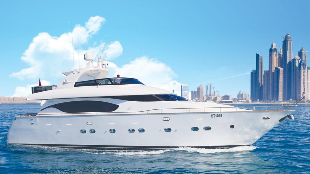 Board the luxurious 78ft stunning VIP Yacht
