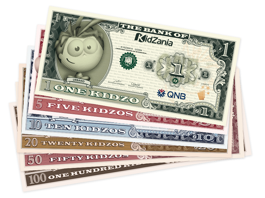 Official Kidzania Currency – Kidzos