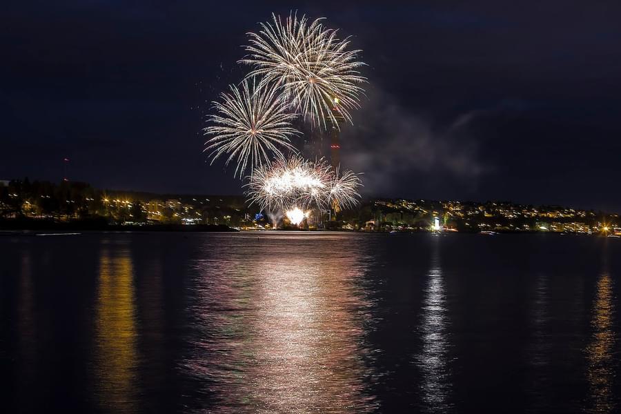 Watch Fireworks Displayed All Over The City