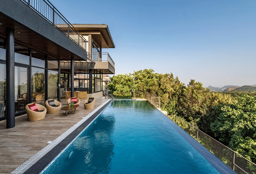 A Luxurious Villa With Infinity Pool In Lonavala Image