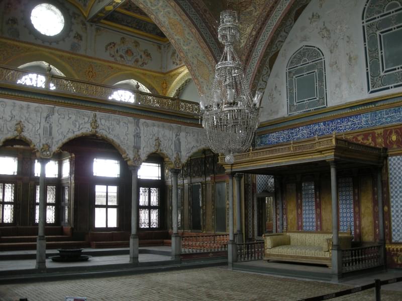 Topkapi Palace view form inside