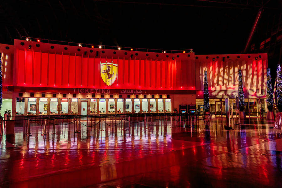Enjoy at the indoor theme park of Ferrari World Abu Dhabi
