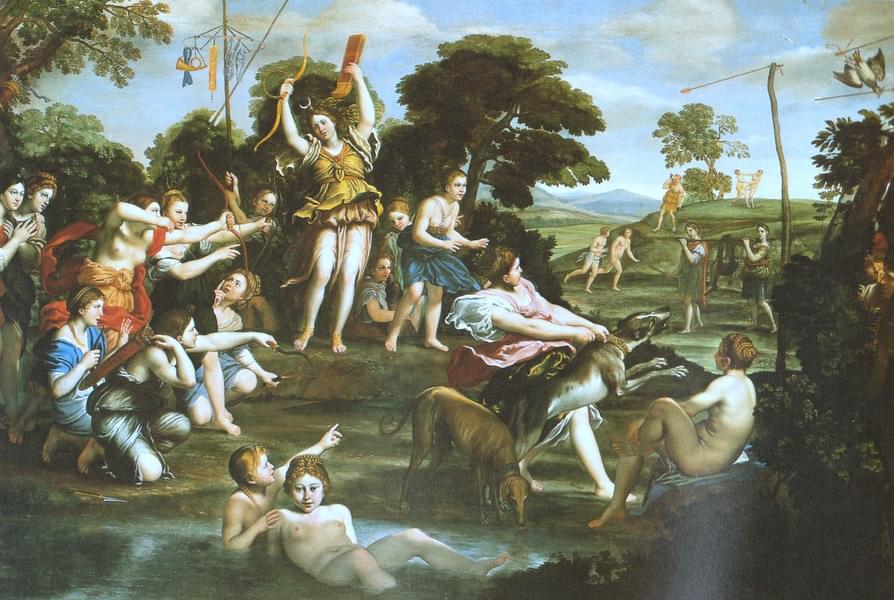The Hunt of Diana at Galleria Borghese