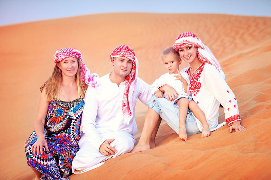 Capture your pictures in a traditional Arabic attire