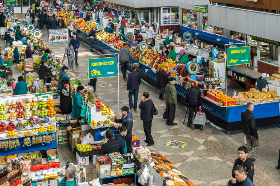 Trip to Green Bazaar & Rakhat Chocolate Factory, Almaty Image