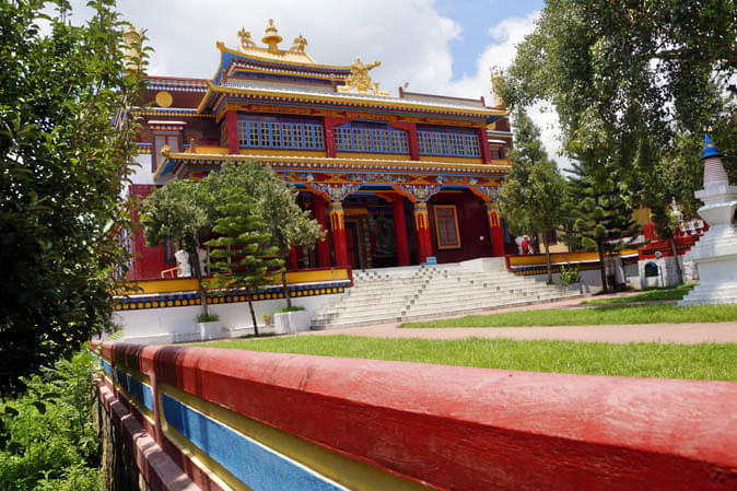 Menri Monastery Overview