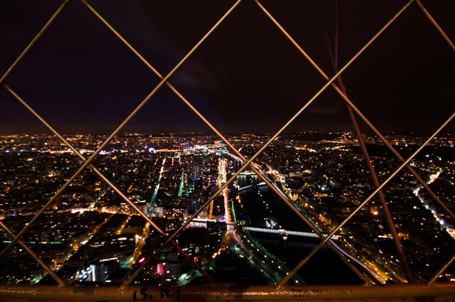 The marvellous view from the Eiffel Tower