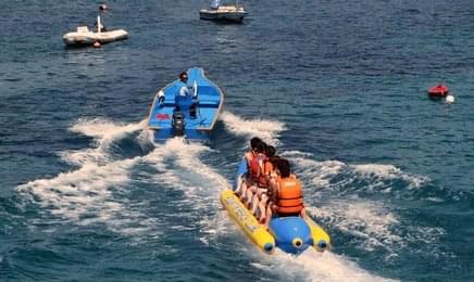Embark on Banana‑Boat & Sofa Inflatable Rides