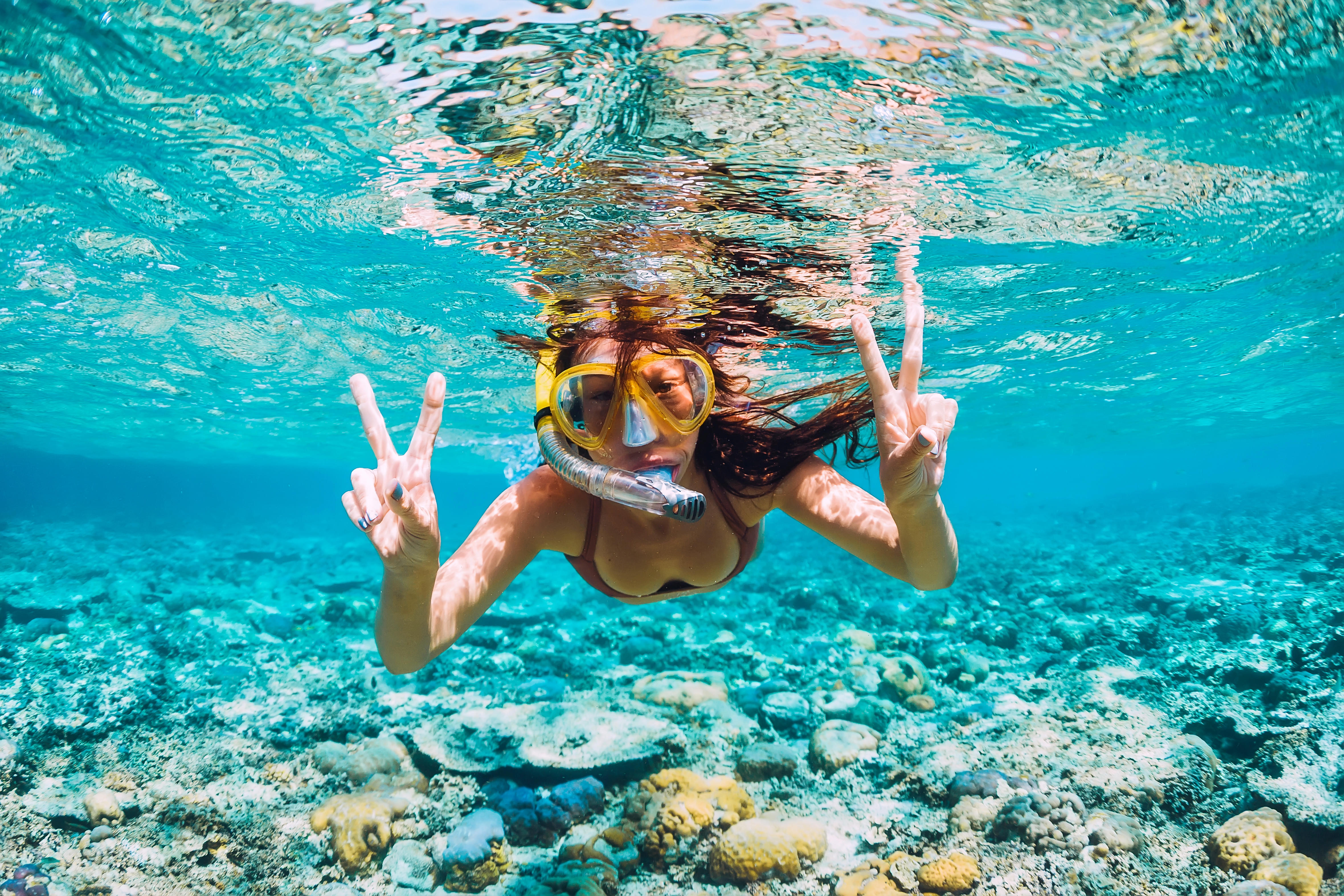 Snorkeling at Grand island