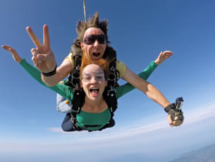 Feel the adrenaline as you skydive in New Castle from 15000 ft. of height