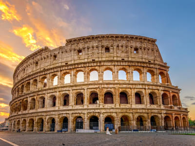 Visit a majestic marvel of ancient architecture, the Colosseum