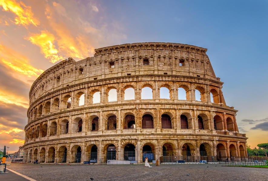 Visit a majestic marvel of ancient architecture, the Colosseum