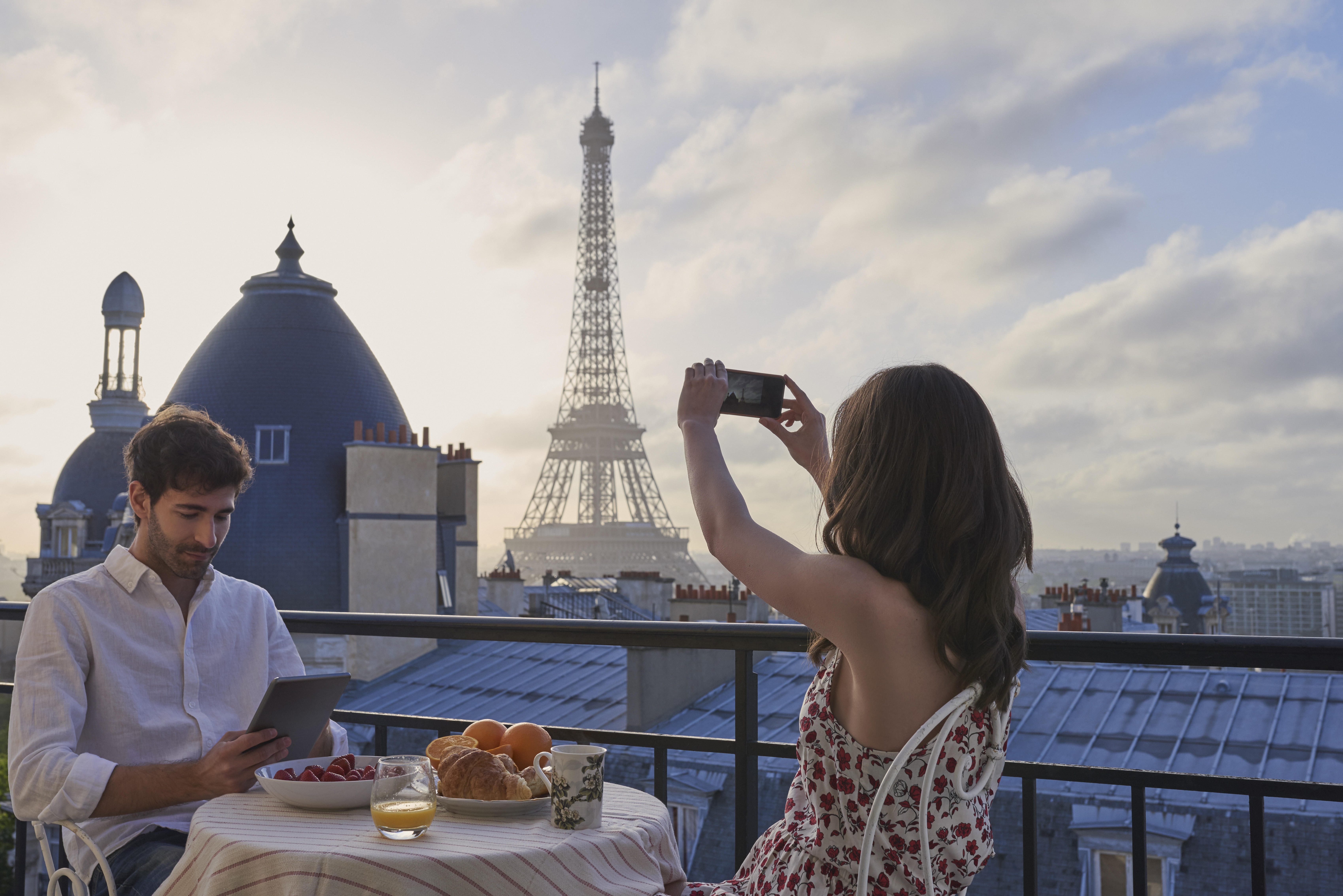 Breakfast at Eiffel Tower